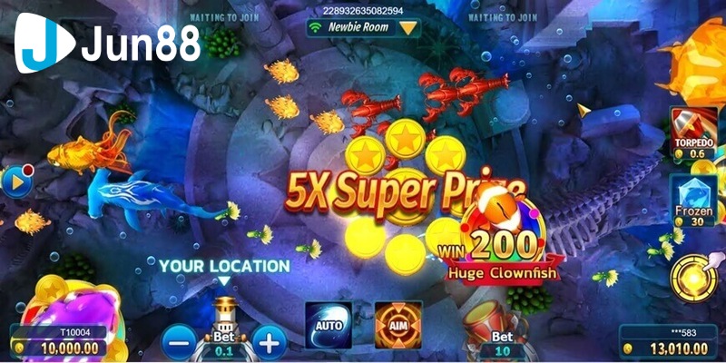 Game bắn cá đổi thưởng thẻ cào Monster Fish với các tính năng độc đáo