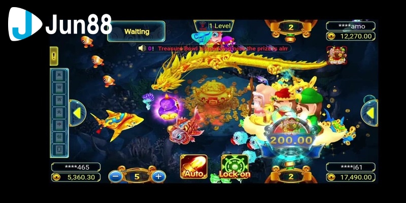 Game bắn cá đổi thưởng thẻ cào 3D hấp dẫn Fishing God 