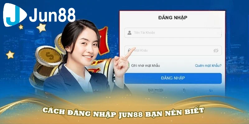Hướng dẫn đăng nhập tài khoản Jun88 đơn giản, chi tiết nhất